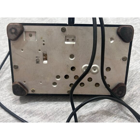 Vintage Northern Electric Pyramid Base Uniphone Bakelite Non-Dial Desk Phone - Picture 7 of 8